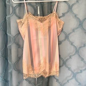 Vici camisole tank top-pastel colors with lace